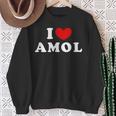 I Love Amol Io Amo Amol Felpa Regalos para ancianas