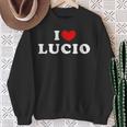 I Love Lucio I Love Lucio Sweatshirt Geschenke für alte Frauen