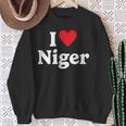 I Love Niger Sweatshirt Geschenke für alte Frauen