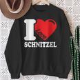 I Love Schnitzel Ich Liebe Schnitzel Schnitzel Sweatshirt Geschenke für alte Frauen