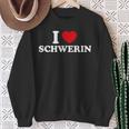 I Love Schwerin Sweatshirt Geschenke für alte Frauen