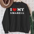 I Love My Umarell Amo Il Mio Umarell Con Collo A Felpa Regalos para ancianas