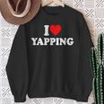 I Love Yapping Sweatshirt Geschenke für alte Frauen