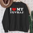 I Love My Yuvraj Amo Il Mio Yuvraj Con Collo A Felpa Regalos para ancianas