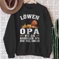 Löwen Opa Wie Ein Normaler Opa Wie Ein Normaler Sweatshirt Geschenke für alte Frauen