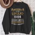 Luglio 1984Intage Maglia 40 Compleanno Anni Uomo Donna Con Collo A Felpa Regalos para ancianas
