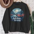 Majestic Lofoten Norvegia Progettazione Del Paesaggio Scenico Felpa Regalos para ancianas