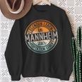 Mannheim Retro Colours Legends Life In Mannheim Sweatshirt Geschenke für alte Frauen