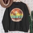 Maroc Beach Cool Retro Surf Souvenir Cadeau Sweater e Cadeaux pour les femmes âgées