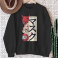 Mascheraintage Giapponese Anime Kitsune Style Samurai Oni Monster Felpa Regalos para ancianas