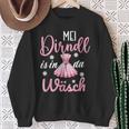 Mei Dirndl Is In Da Wäsch Oktoberfest Costume Sweatshirt Geschenke für alte Frauen