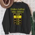 Meine Leiter Zum Erfolg Spielothek Casino Spielhalle Sweatshirt Geschenke für alte Frauen