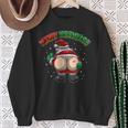 Merry Kissmyass Leck Am Arschom Weihnachtsmann Sweatshirt Geschenke für alte Frauen