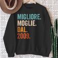 Migliore Moglie Dal 2009 Anni 15 Anniversario Matrimonio Felpa Regalos para ancianas