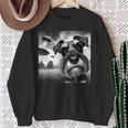Miniature Schnauzer Graphic Selfie Ufos Weird Aliens Sweatshirt Gifts for Old Women Miniature Schnauzer Graphic Selfie Ufos Weird Aliens Sweatshirt Gifts for Old Women