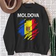 Moldova Flag Sweatshirt Geschenke für alte Frauen