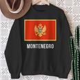 Monte Flag Montenegrinian Sweatshirt Geschenke für alte Frauen