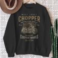 Motorcycle West Coast Chopper Garageintage Graphic Felpa Regalos para ancianas