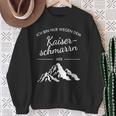 Mountains Hiking Ich Bin Nur Wegen Dem Kaiserschmarrn Hier S Sweatshirt Geschenke für alte Frauen