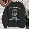 Nicht Ansprechi Hamsti Schonergebi Sweatshirt Geschenke für alte Frauen