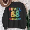 Nivel 68 Desbloqueado 68 Aniversario De Boda 68 Años Camisa de entrenamiento Regalos para ancianas