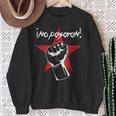 No Pasaran Sie Werden Nicht Durchkommen Sweatshirt Geschenke für alte Frauen