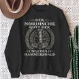 Nordic Mythology Patience Impatience Hammersbald Sweatshirt Geschenke für alte Frauen