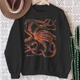 Octopus Tentacle Kraken Cthulhu Steampunk Ocean Sea Legend Sweatshirt Geschenke für alte Frauen