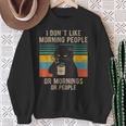 Odio La Gente Del Mattino E La Mattina E La Gente Kaffee Felpa Regalos para ancianas