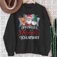 Offizielles Weihnachts Schlaf Lustig Familie Pyjama Sweatshirt Geschenke für alte Frauen