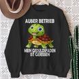 Ohne Betrieb Schildkrötle Sweatshirt Geschenke für alte Frauen