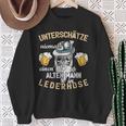 Oktoberfest Lederhosen Bavarian Costume Sweatshirt Geschenke für alte Frauen