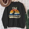 Old Butterhand Retro Beacholleleyball S Sweatshirt Geschenke für alte Frauen