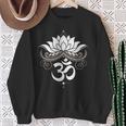 Om Mantra Yoga Simbolo Fiore Di Loto Unalome Ornamento Buddismo Felpa Regalos para ancianas