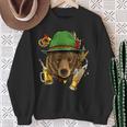 Orso Oktoberfest Lederhosen Costume Festa Della Birra Tedesca Felpa Regalos para ancianas