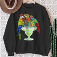 Pappagalli Che Bevono Margarita Hawaiian Camicia Mccaw Birds Felpa Regalos para ancianas
