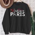 Take Me To Paris Portami A Parigi Torre Eiffel Felpa Regalos para ancianas