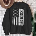Patriotic Senior 2025 Usa Flag Vintage Senior Class Of 2025 Sweatshirt Gifts for Old Women