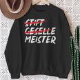 Pen Geselle Meister Meisterprüfung Prüfung Für Handwerker Sweatshirt Geschenke für alte Frauen