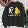 Pensioner Retirement Ich Habe Fertig Retirement Sweatshirt Geschenke für alte Frauen