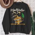 Pfadfinder Ich Kenne Den Weg Camping Campfire Sweatshirt Geschenke für alte Frauen