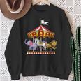 Pferdekarussell Nette Karnevalsfahrt Tiere Zirkus Sweatshirt Geschenke für alte Frauen