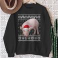 Pig Christmas Ugly Christmas Sweater Sweatshirt Gifts for Old Women