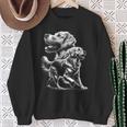 Playful Golden Retriever Dog In Photorealistic Style Sweatshirt Geschenke für alte Frauen