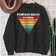 Pompano Beach Floridaille Natale De L'océan Atlantique État D'origine Sweater e Cadeaux pour les femmes âgées
