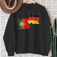 Portugal Germany Flag German Portuguese Sweatshirt Geschenke für alte Frauen