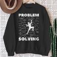 Problem Solving Climber Climbing Bouldering Pun Sweatshirt Geschenke für alte Frauen