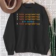 Programmatore Sviluppatore Scienziato Informatico Geek Coder Felpa Regalos para ancianas