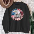 Proud To Be American 4Th Of July Eagle Freedom Usa Flag Sweatshirt Gifts for Old Women