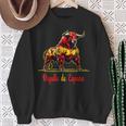 Proud Of Spain Bull Flags Español Pamplona Sweatshirt Geschenke für alte Frauen